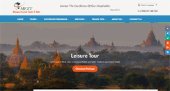 Desktop Screenshot of myanmarescapadetravel.com